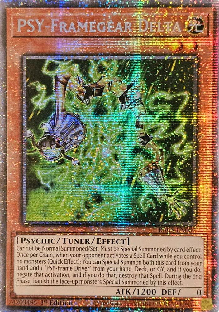 PSY-Framegear Delta (Starlight Rare) [RA05-EN007] Starlight Rare Yu-Gi-Oh!