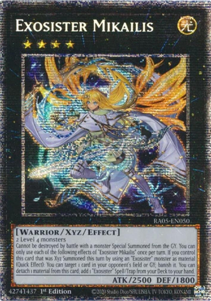 Exosister Mikailis (Starlight Rare) [RA05-EN050] Starlight Rare Yu-Gi-Oh!