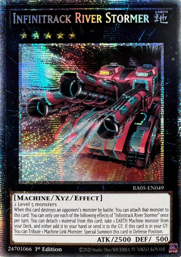 Infinitrack River Stormer (Starlight Rare) [RA05-EN049] Starlight Rare Yu-Gi-Oh!