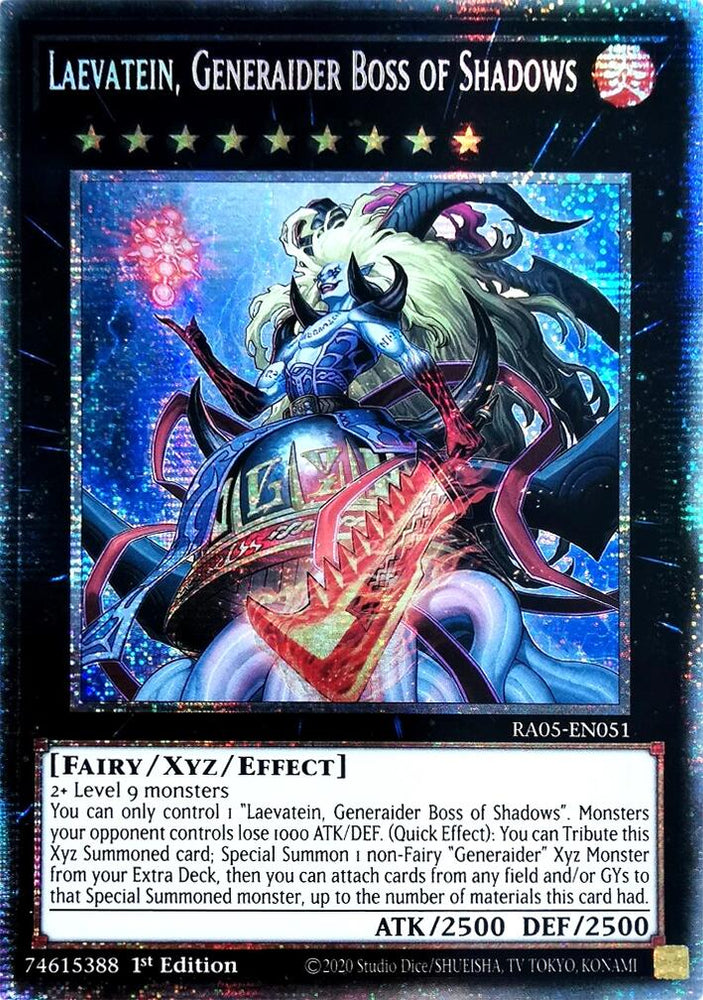 Laevatein, Generaider Boss of Shadows (Starlight Rare) [RA05-EN051] Starlight Rare Yu-Gi-Oh!