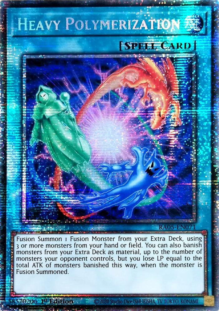 Heavy Polymerization (Starlight Rare) [RA05-EN071] Starlight Rare Yu-Gi-Oh!