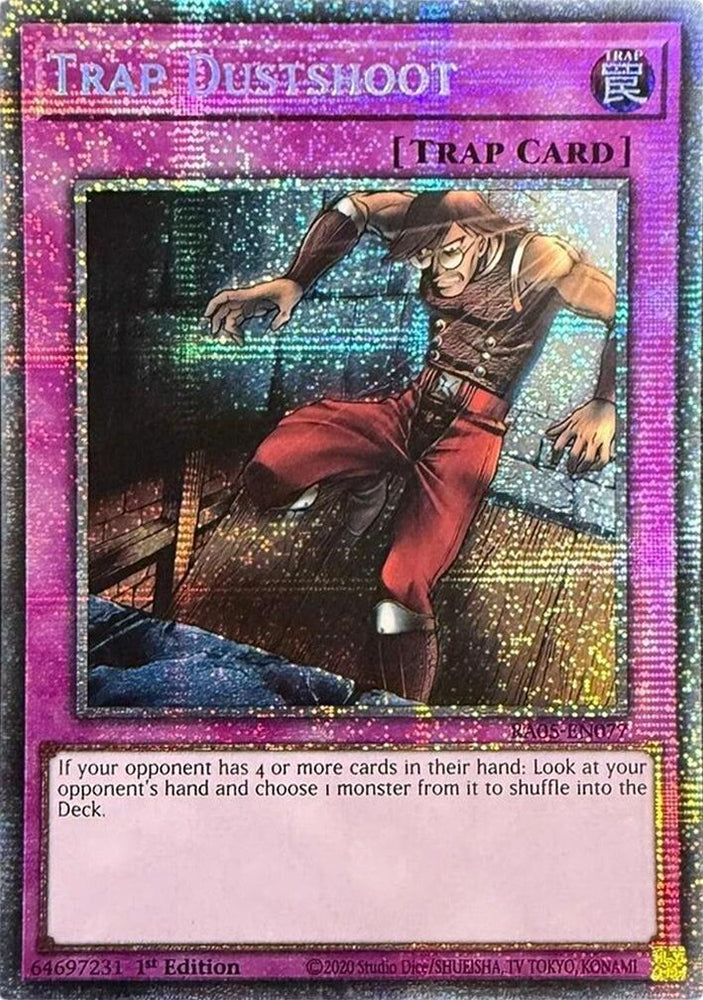 Trap Dustshoot (Starlight Rare) [RA05-EN077] Starlight Rare Yu-Gi-Oh!