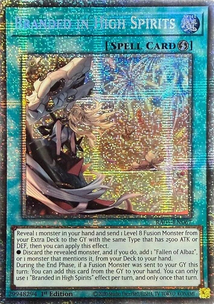Branded in High Spirits (Starlight Rare) [RA05-EN067] Starlight Rare Yu-Gi-Oh!