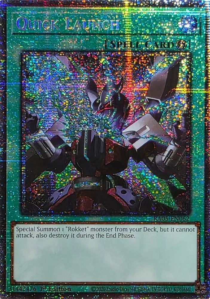 Quick Launch (Starlight Rare) [RA05-EN062] Starlight Rare Yu-Gi-Oh!