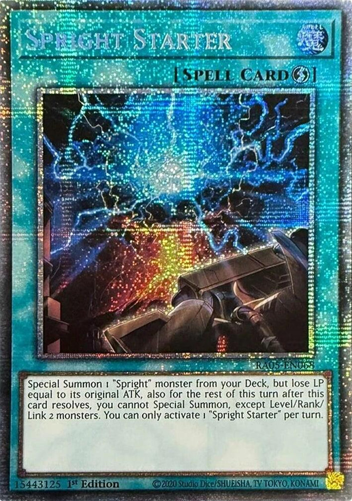 Spright Starter (Starlight Rare) [RA05-EN068] Starlight Rare Yu-Gi-Oh!