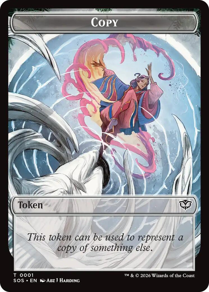 Elemental (0019) // Copy Double-Sided Token [Secrets of Strixhaven Commander Tokens] Magic: The Gathering