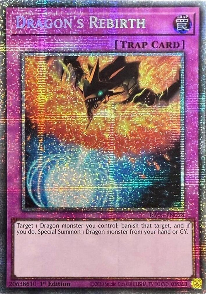 Dragon's Rebirth (Starlight Rare) [RA05-EN078] Starlight Rare Yu-Gi-Oh!