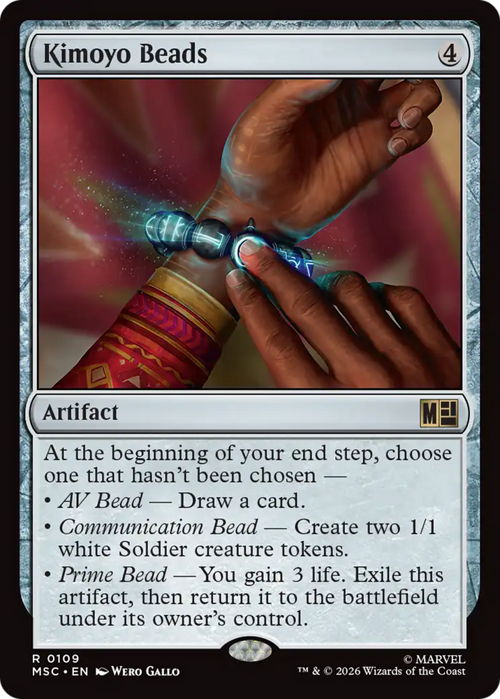 Kimoyo Beads [Marvel Super Heroes Commander] Magic: The Gathering