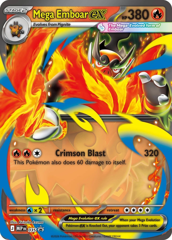 Mega Emboar ex (035) [Mega Evolution Promo] Pokémon