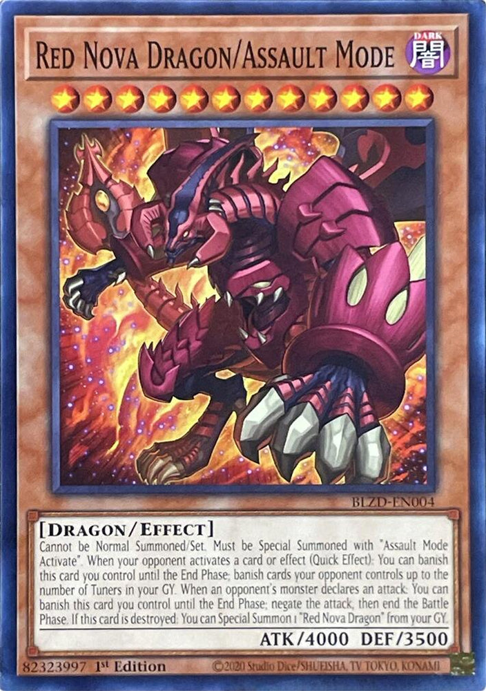 Red Nova Dragon/Assault Mode [BLZD-EN004] Common Yu-Gi-Oh!