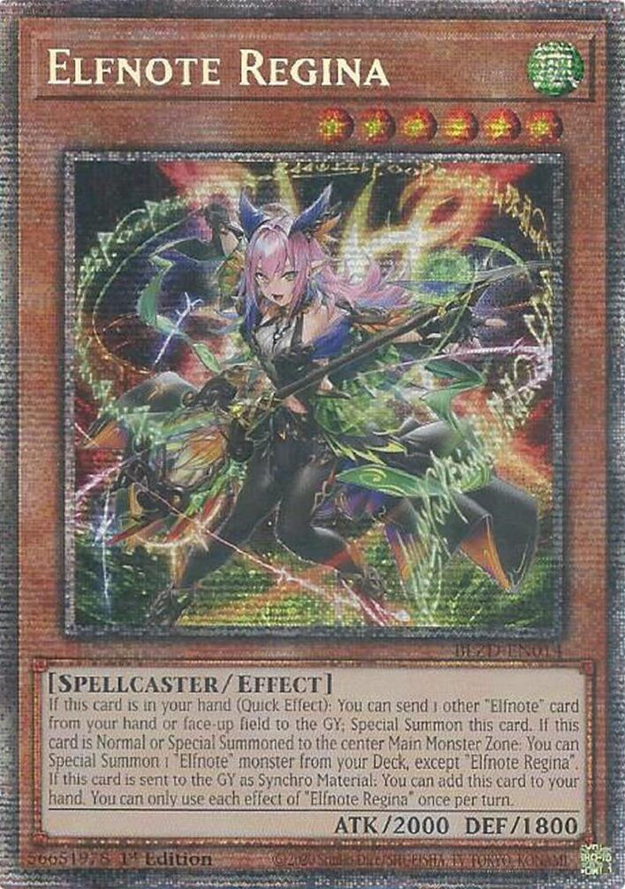 Elfnote Regina (Starlight Rare) [BLZD-EN014] Starlight Rare Yu-Gi-Oh!