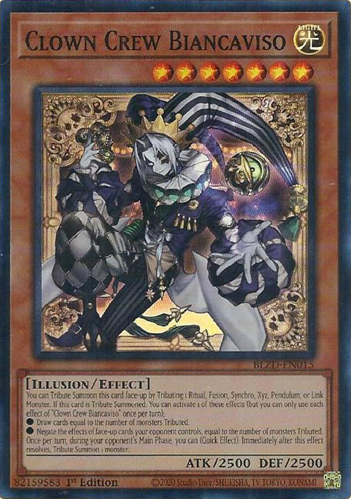 Clown Crew Biancaviso [BLZD-EN015] Super Rare Yu-Gi-Oh!