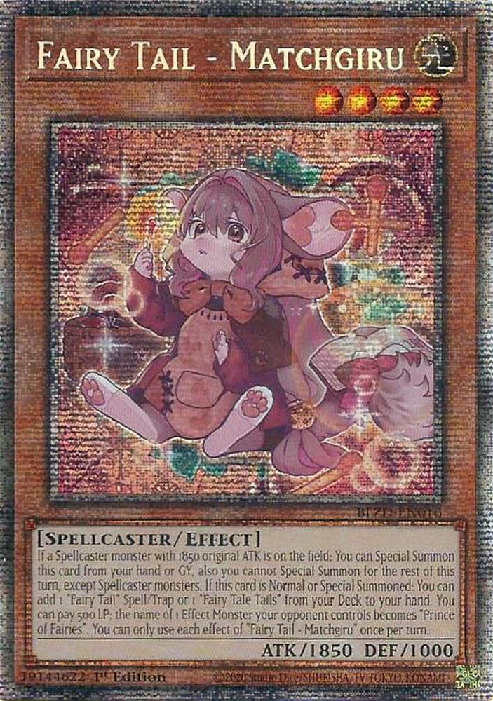 Fairy Tail - Matchgiru (Starlight Rare) [BLZD-EN016] Starlight Rare Yu-Gi-Oh!