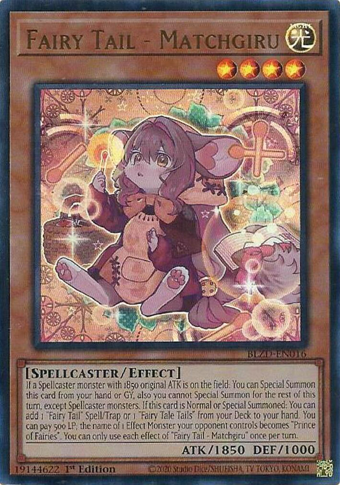 Fairy Tail - Matchgiru [BLZD-EN016] Ultra Rare Yu-Gi-Oh!