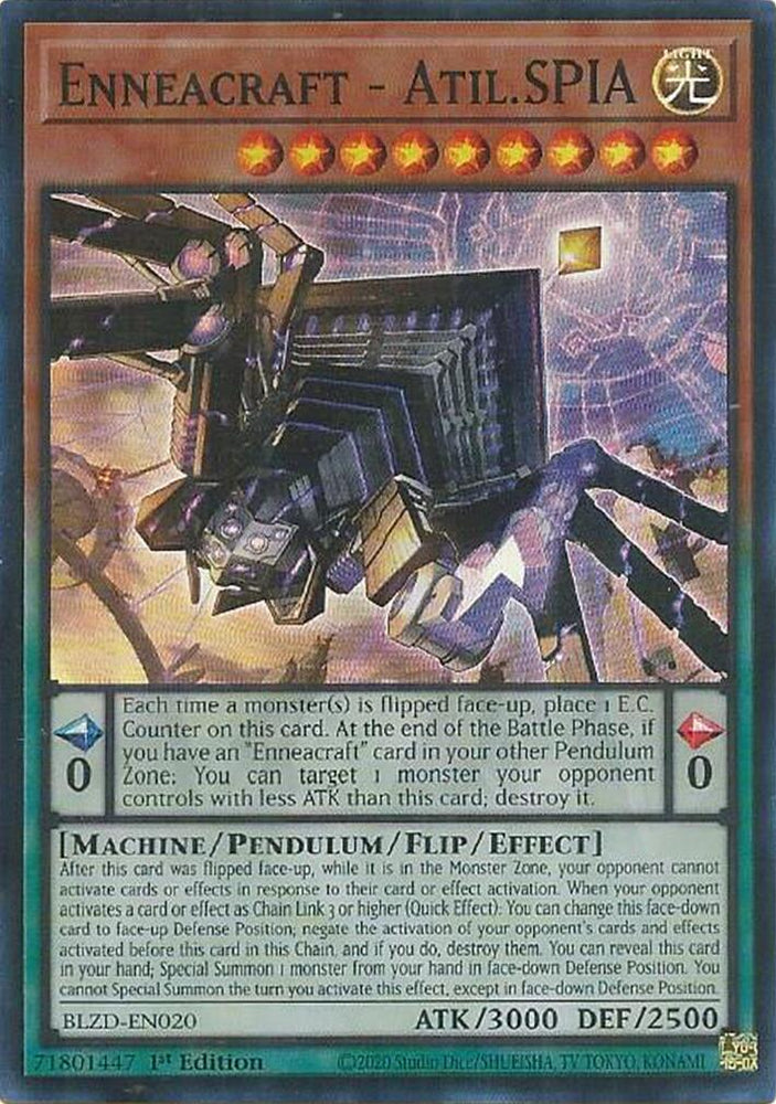 Enneacraft - Atil.SPIA [BLZD-EN020] Super Rare Yu-Gi-Oh!