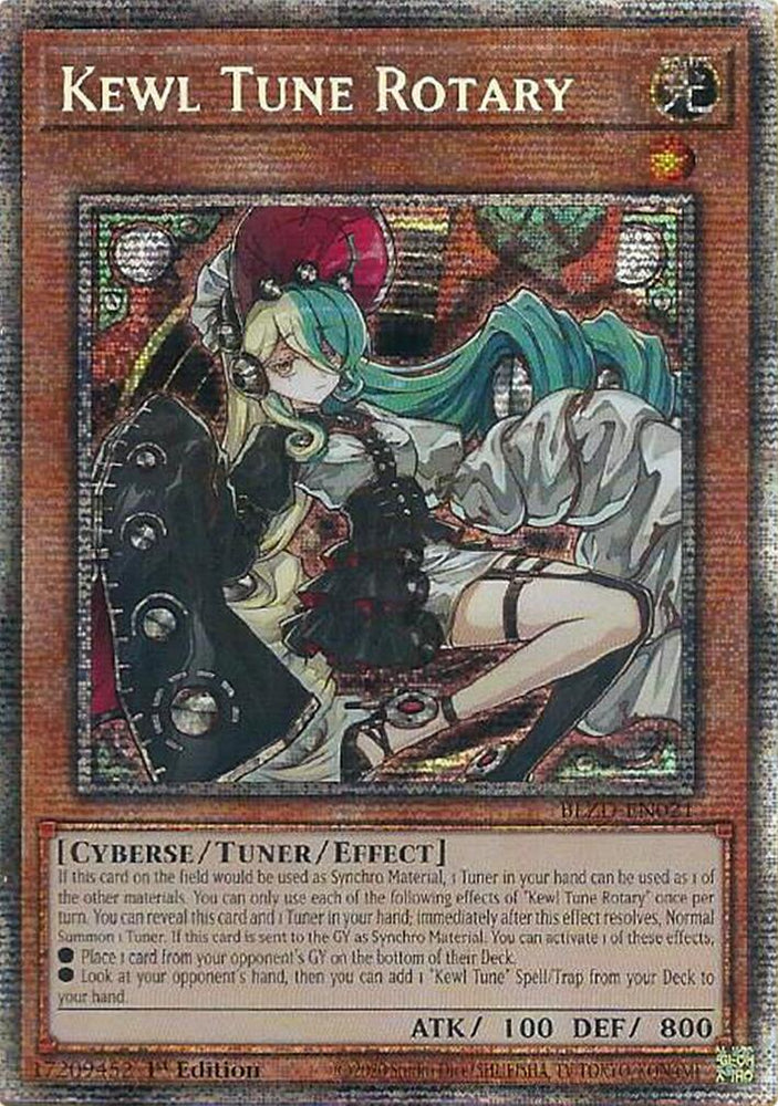 Kewl Tune Rotary (Starlight Rare) [BLZD-EN021] Starlight Rare Yu-Gi-Oh!
