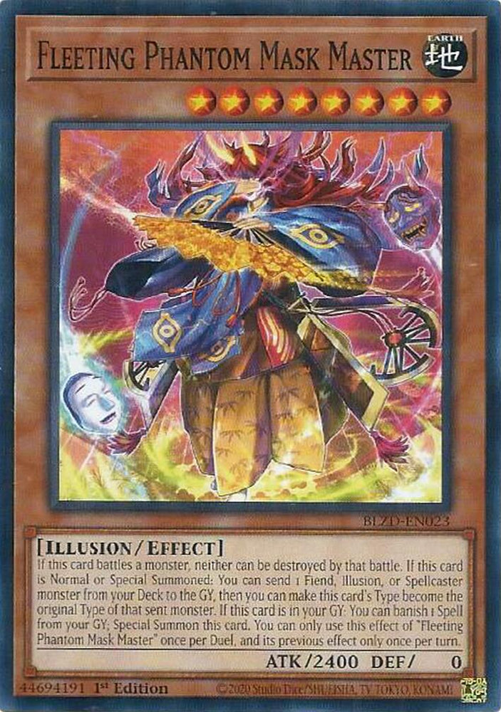Fleeting Phantom Mask Master [BLZD-EN023] Common Yu-Gi-Oh!