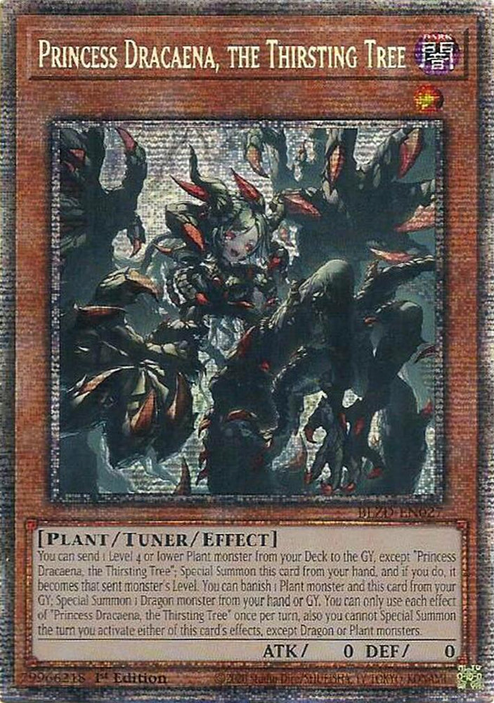 Princess Dracaena, the Thirsting Tree (Starlight Rare) [BLZD-EN027] Starlight Rare Yu-Gi-Oh!