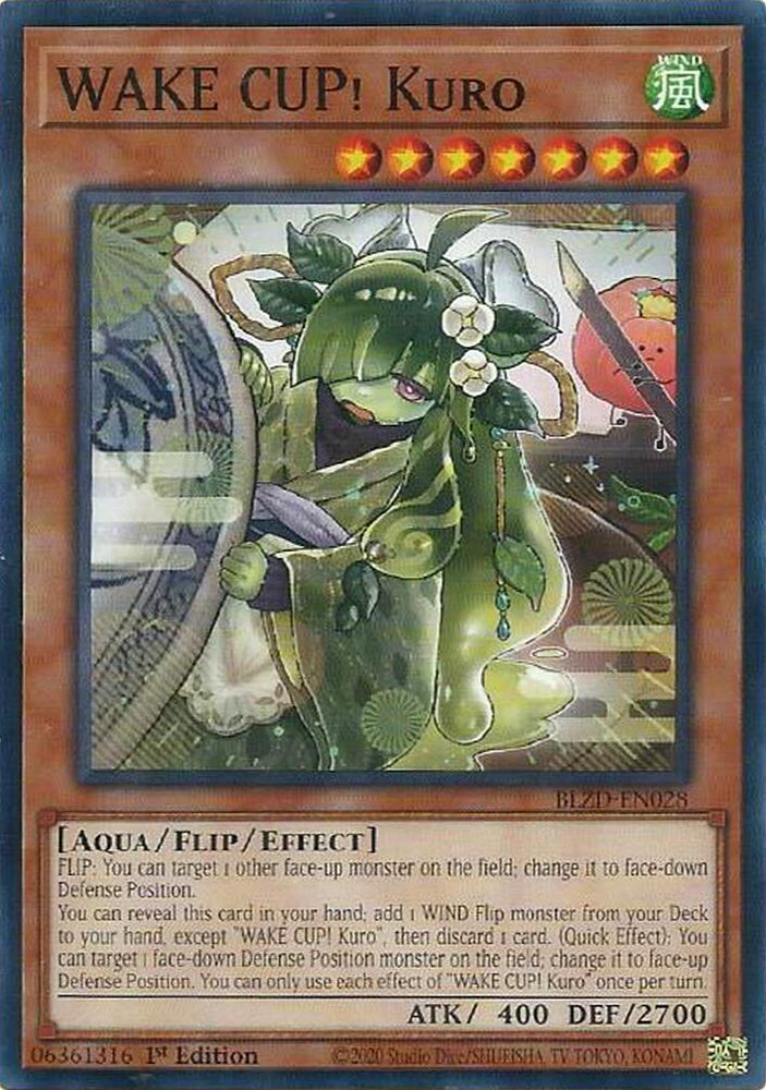 WAKE CUP! Kuro [BLZD-EN028] Common Yu-Gi-Oh!