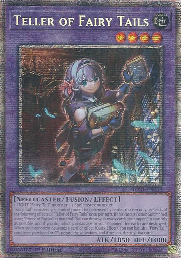 Teller of Fairy Tails (Starlight Rare) [BLZD-EN034] Starlight Rare Yu-Gi-Oh!