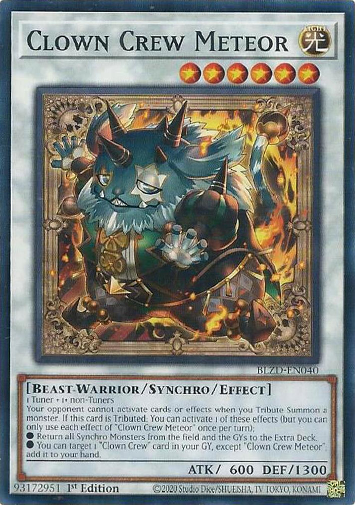 Clown Crew Meteor [BLZD-EN040] Common Yu-Gi-Oh!