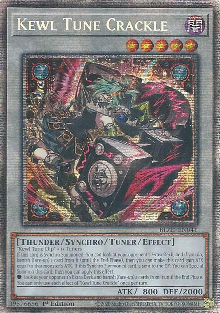 Kewl Tune Crackle (Starlight Rare) [BLZD-EN041] Starlight Rare Yu-Gi-Oh!