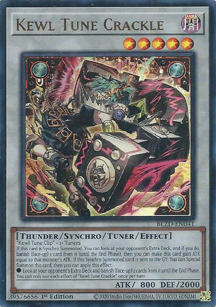 Kewl Tune Crackle [BLZD-EN041] Ultra Rare Yu-Gi-Oh!