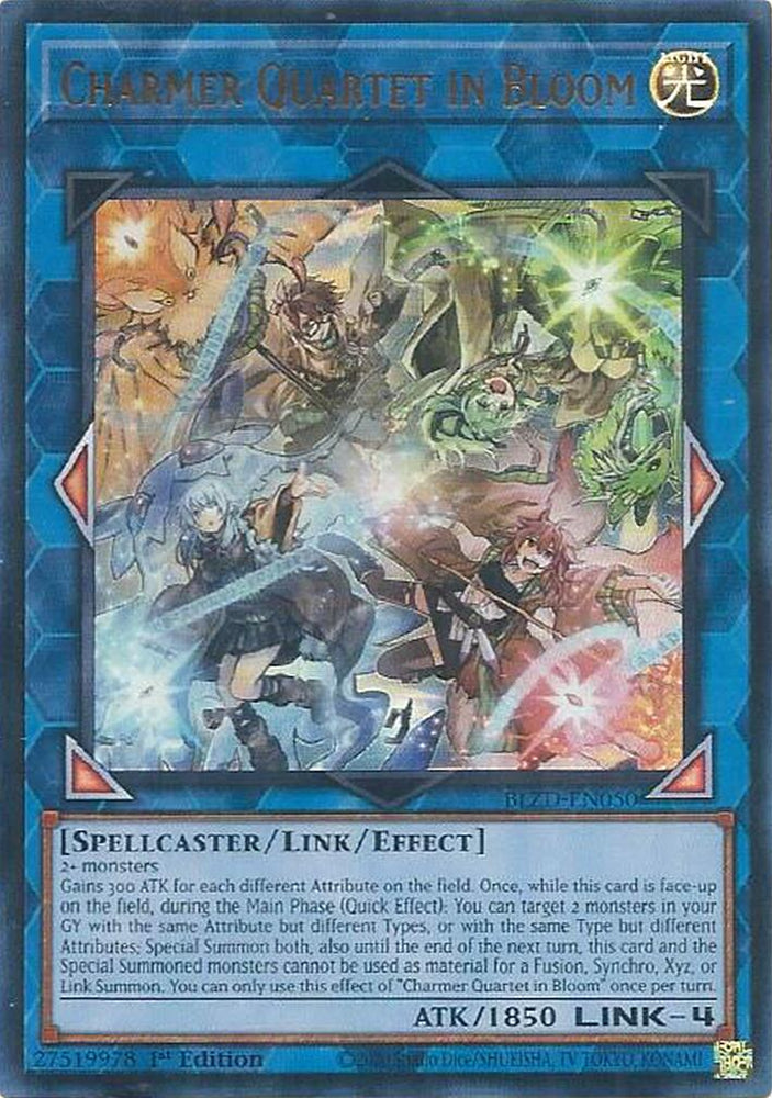 Charmer Quartet in Bloom [BLZD-EN050] Ultra Rare Yu-Gi-Oh!