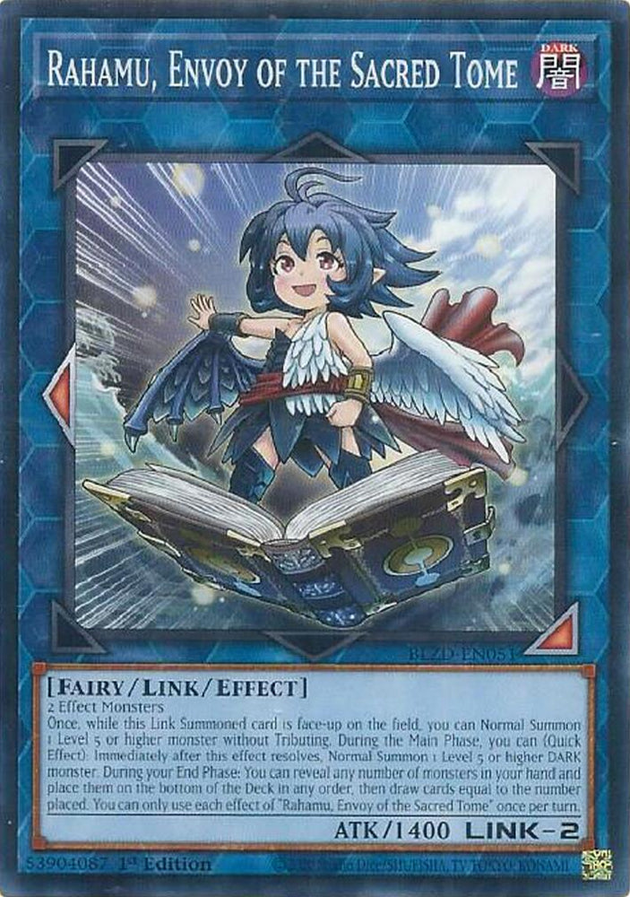 Rahamu, Envoy of the Sacred Tome [BLZD-EN051] Common Yu-Gi-Oh!