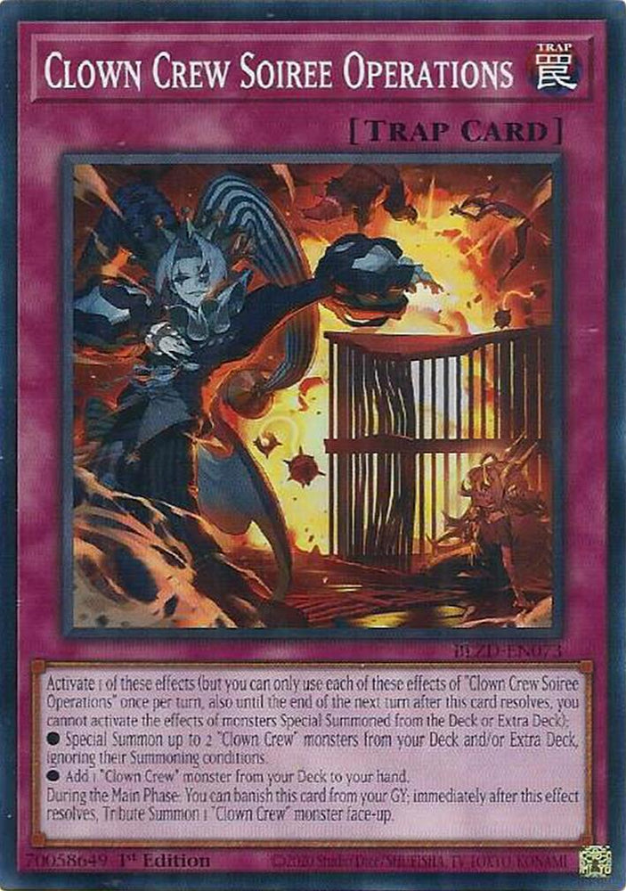 Clown Crew Soiree Operations [BLZD-EN073] Common Yu-Gi-Oh!