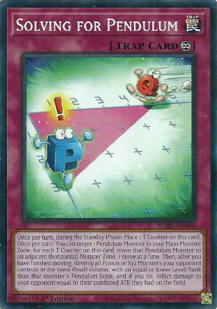 Solving for Pendulum [BLZD-EN080] Common Yu-Gi-Oh!