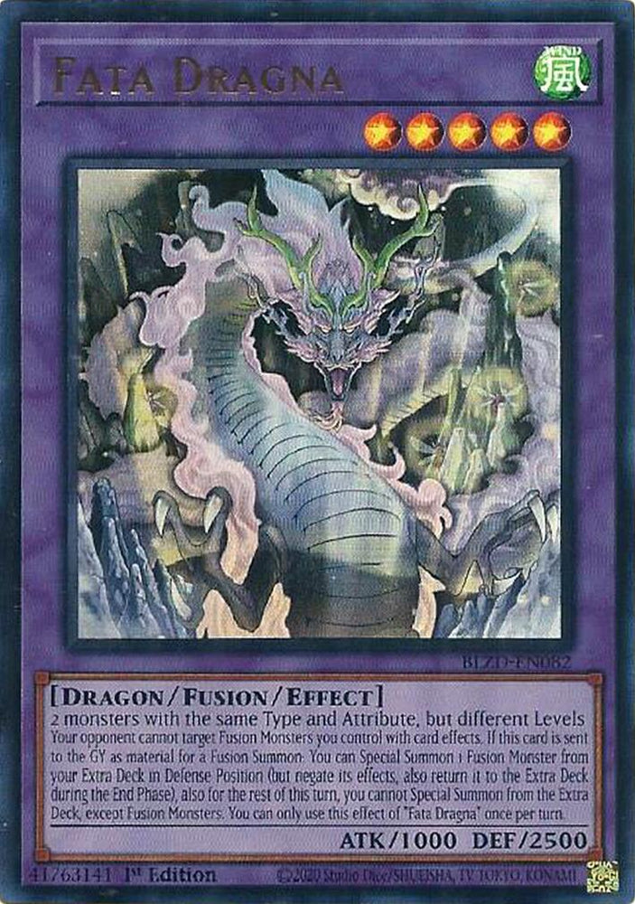 Fata Dragna [BLZD-EN082] Ultra Rare Yu-Gi-Oh!