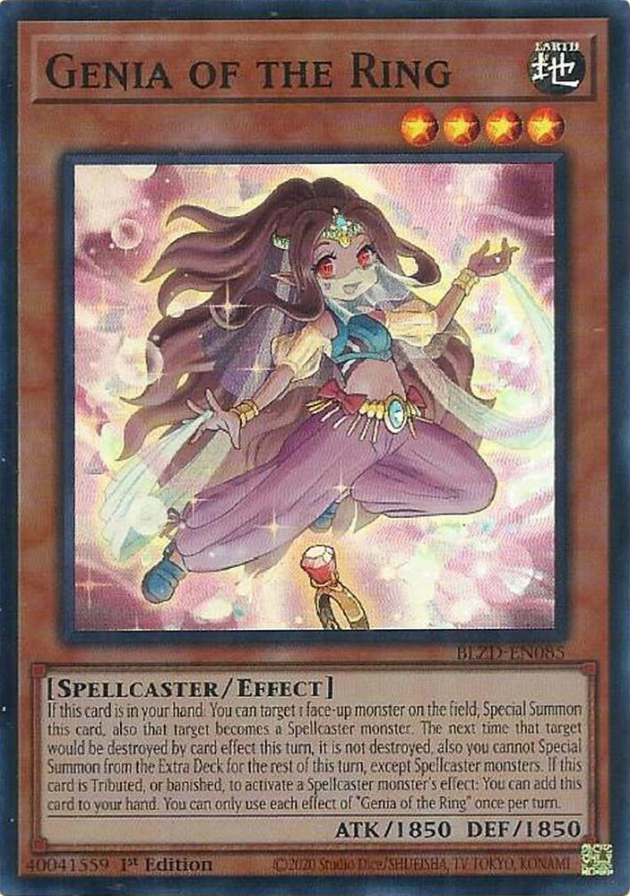 Genia of the Ring [BLZD-EN085] Super Rare Yu-Gi-Oh!