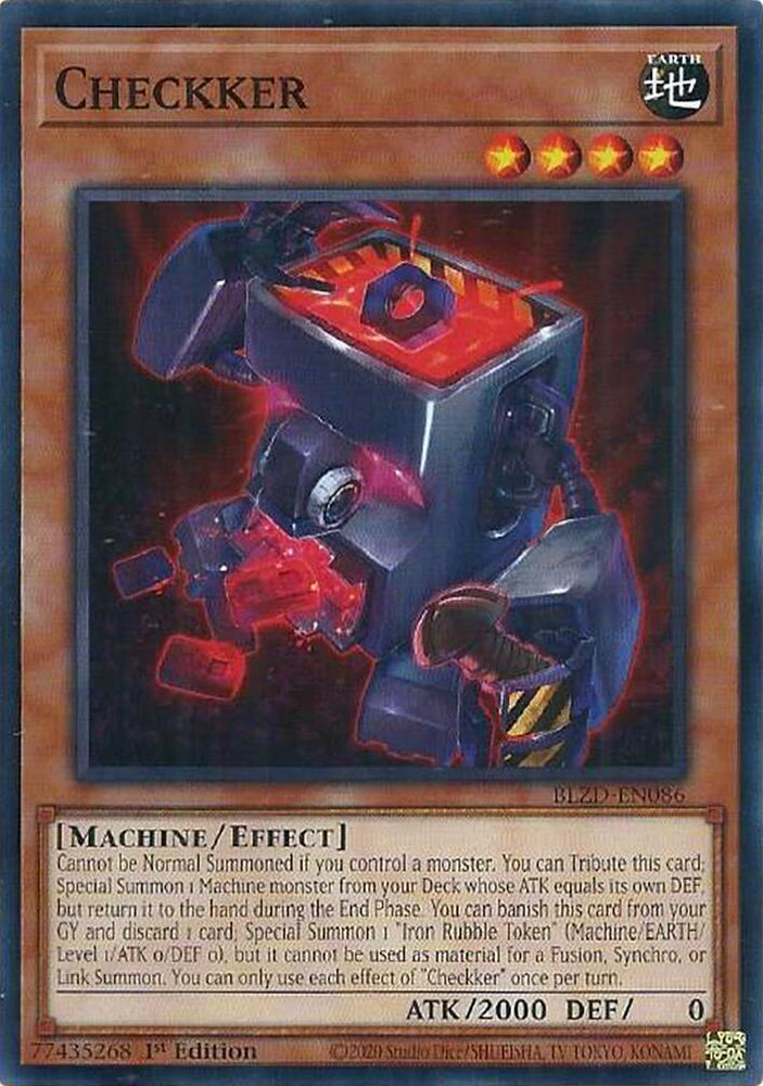 Checkker [BLZD-EN086] Common Yu-Gi-Oh!