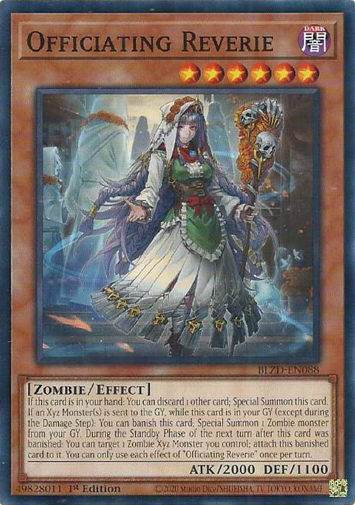 Officiating Reverie [BLZD-EN088] Common Yu-Gi-Oh!