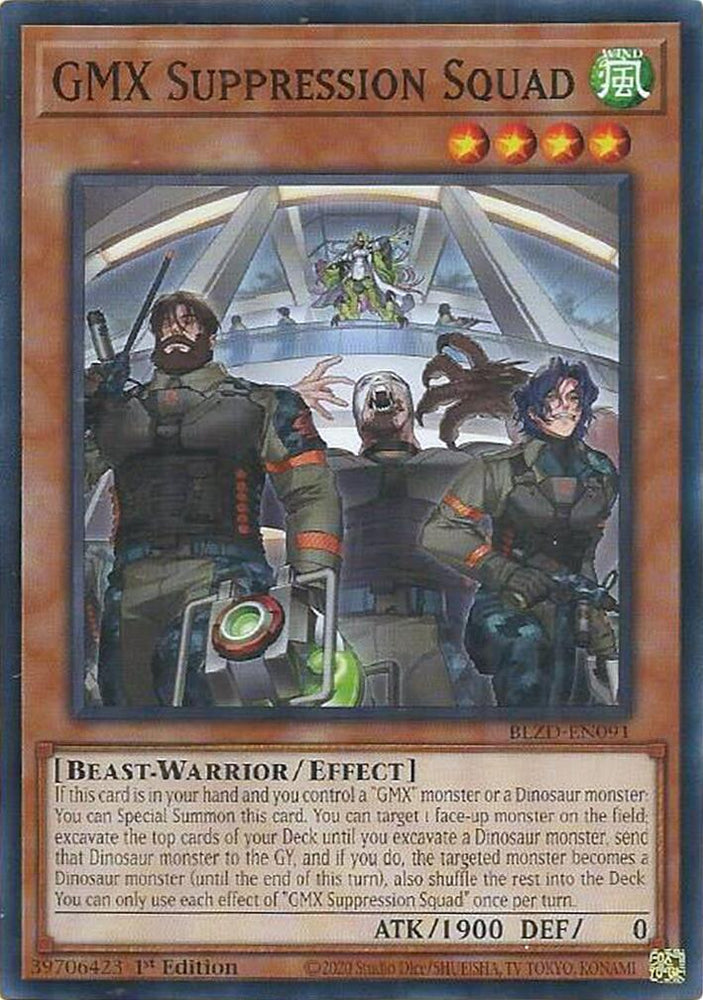 GMX Suppression Squad [BLZD-EN091] Common Yu-Gi-Oh!