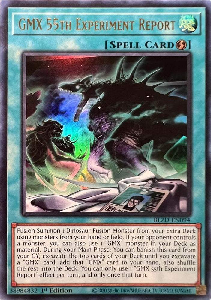 GMX 55th Experiment Report [BLZD-EN094] Ultra Rare Yu-Gi-Oh!