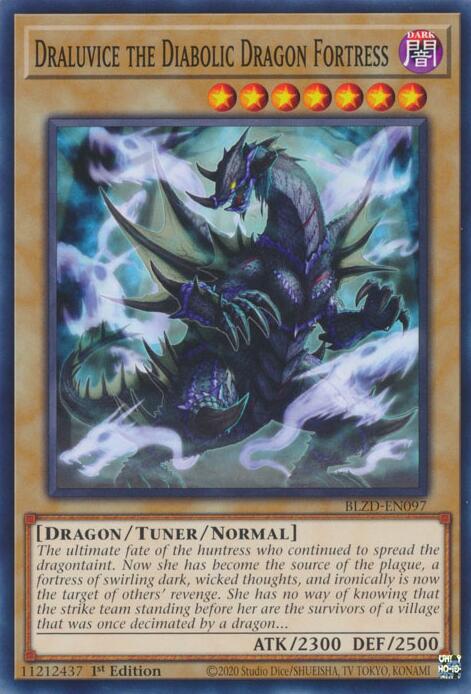 Draluvice the Diabolic Dragon Fortress [BLZD-EN097] Common Yu-Gi-Oh!