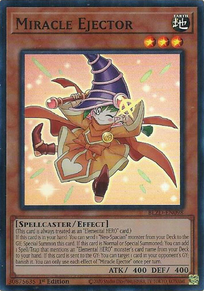 Miracle Ejector [BLZD-EN098] Super Rare Yu-Gi-Oh!