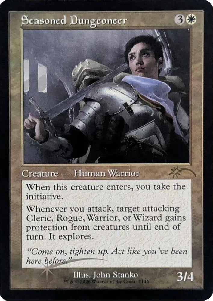 Seasoned Dungeoneer (Retro Frame) [Secret Lair Drop Series] Magic: The Gathering