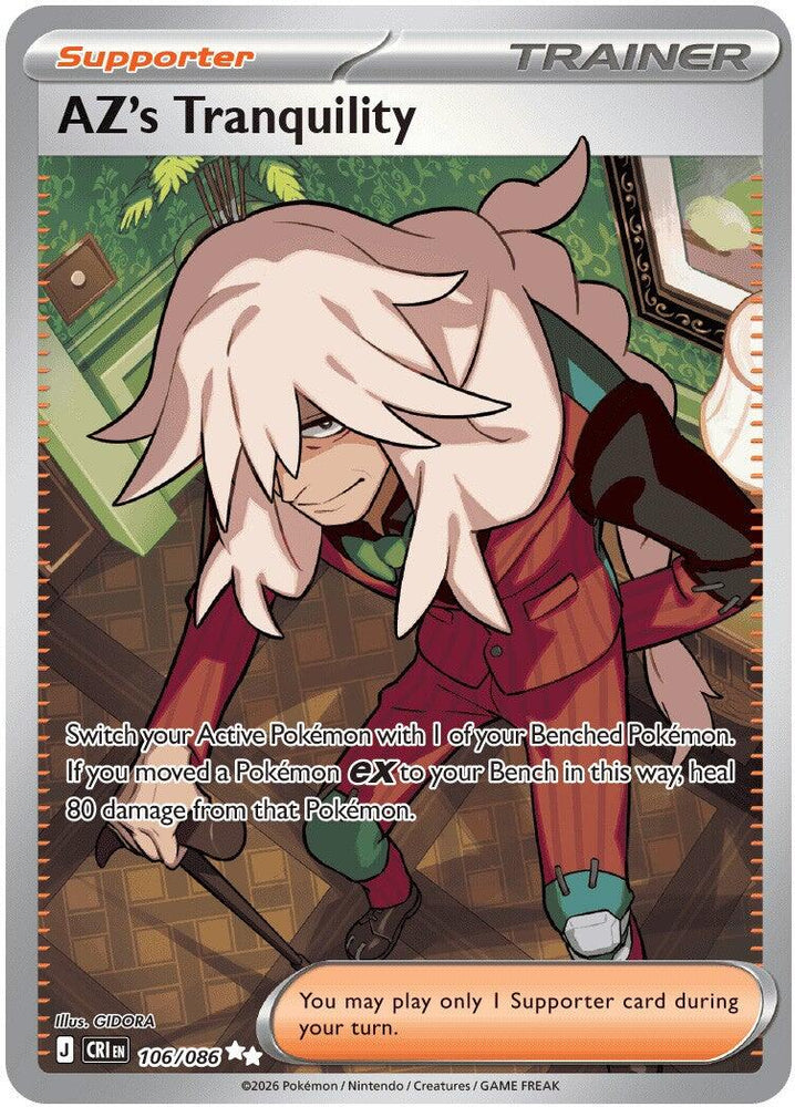 AZ's Tranquility (106/086) [Mega Evolution: Chaos Rising] Pokémon