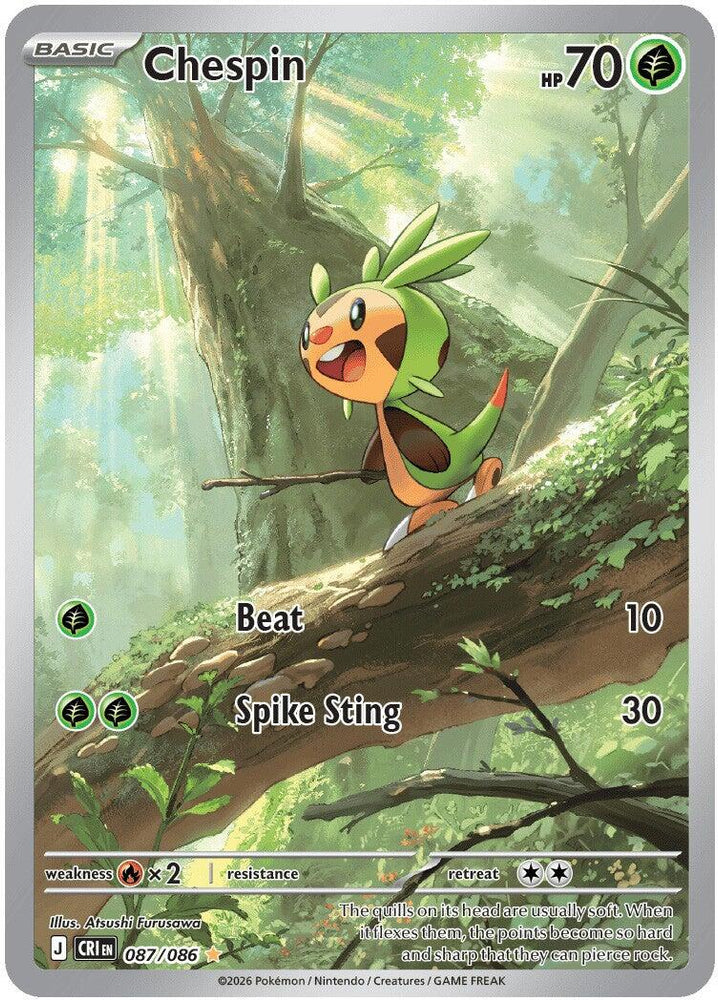 Chespin (087/086) [Mega Evolution: Chaos Rising] Pokémon