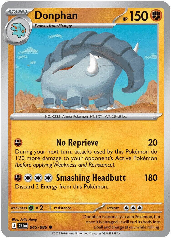 Donphan (045/086) [Mega Evolution: Chaos Rising] Pokémon