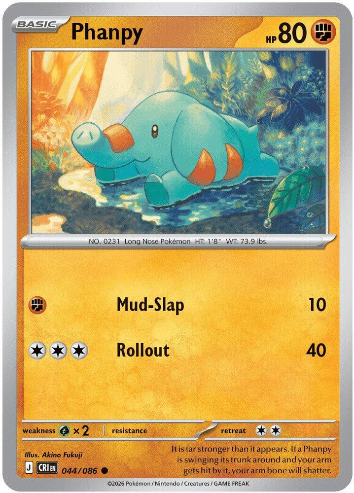 Phanpy (044/086) [Mega Evolution: Chaos Rising] Pokémon