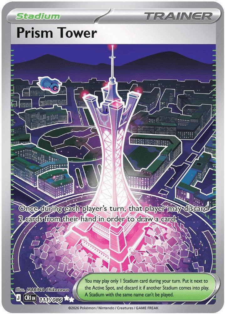 Prism Tower (111/086) [Mega Evolution: Chaos Rising] Pokémon