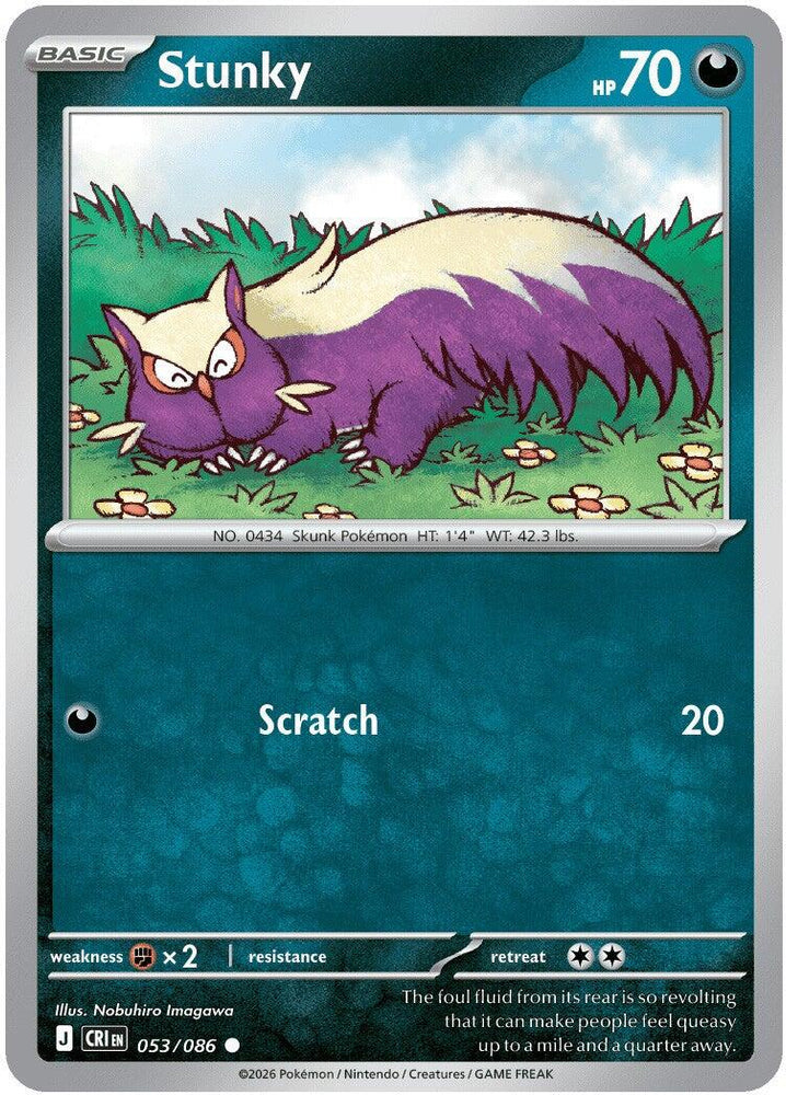 Stunky (053/086) [Mega Evolution: Chaos Rising] Pokémon