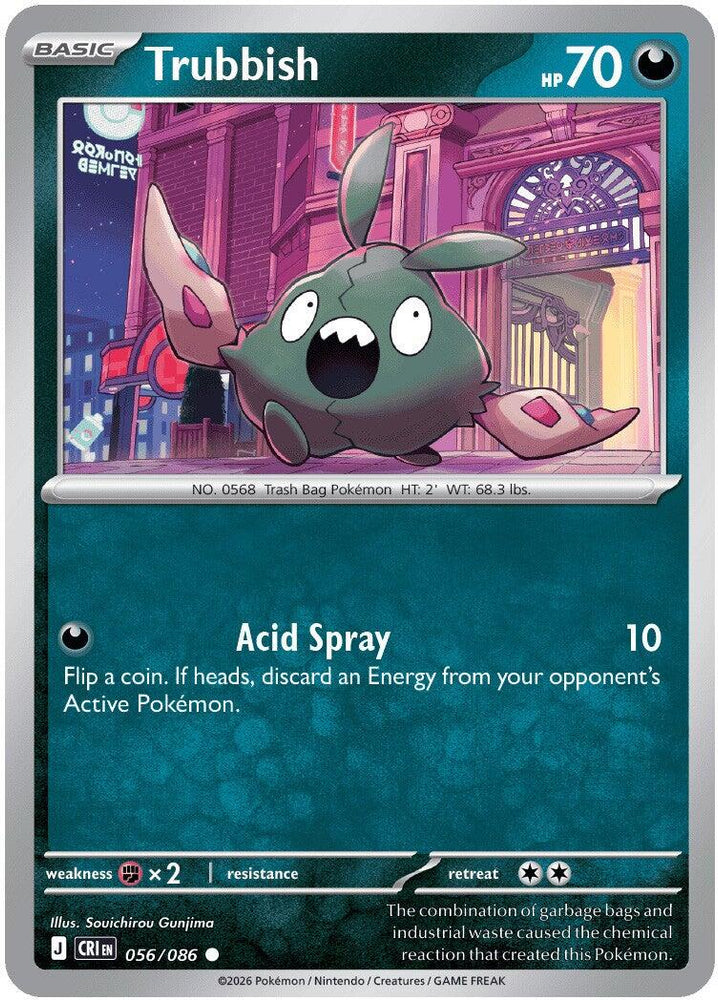 Trubbish (056/086) [Mega Evolution: Chaos Rising] Pokémon