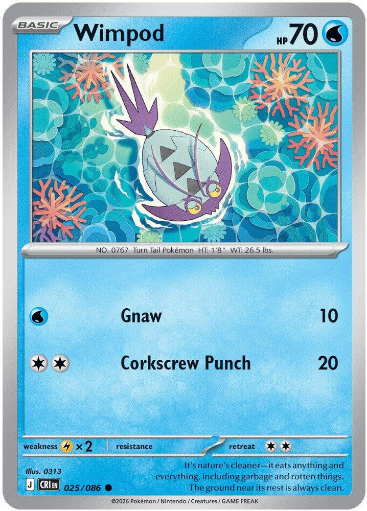 Wimpod (025/086) [Mega Evolution: Chaos Rising] Pokémon