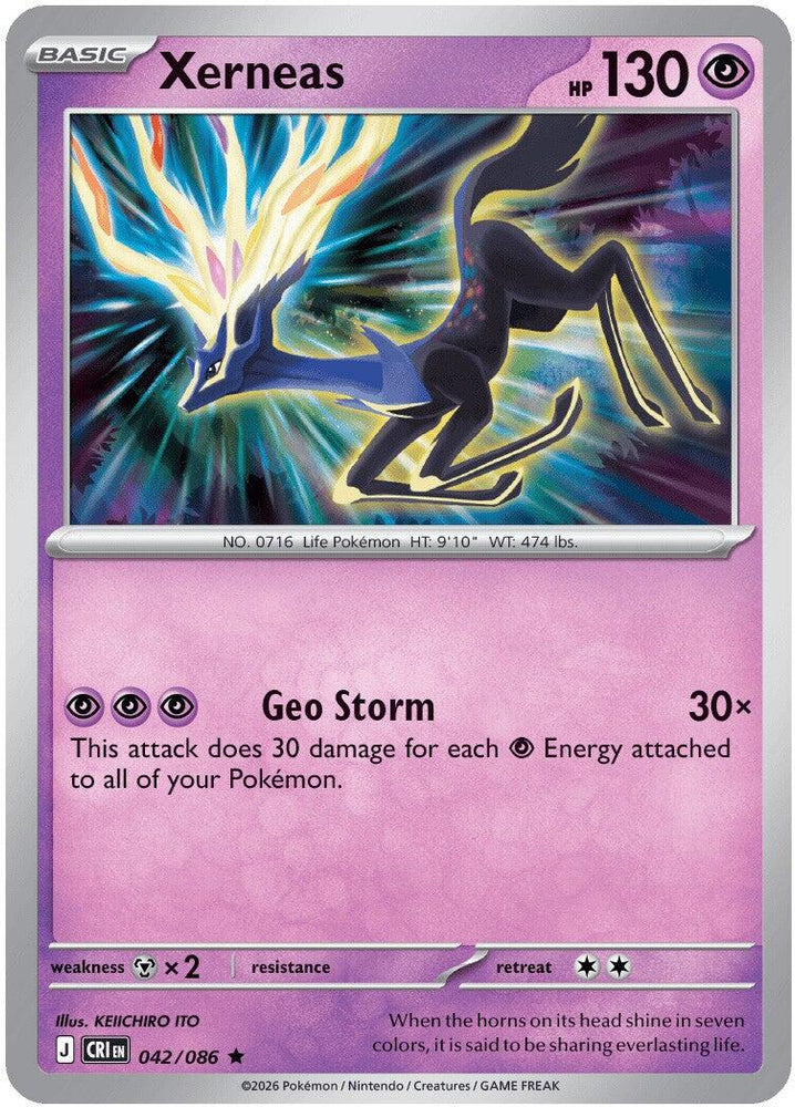 Xerneas (042/086) [Mega Evolution: Chaos Rising] Pokémon