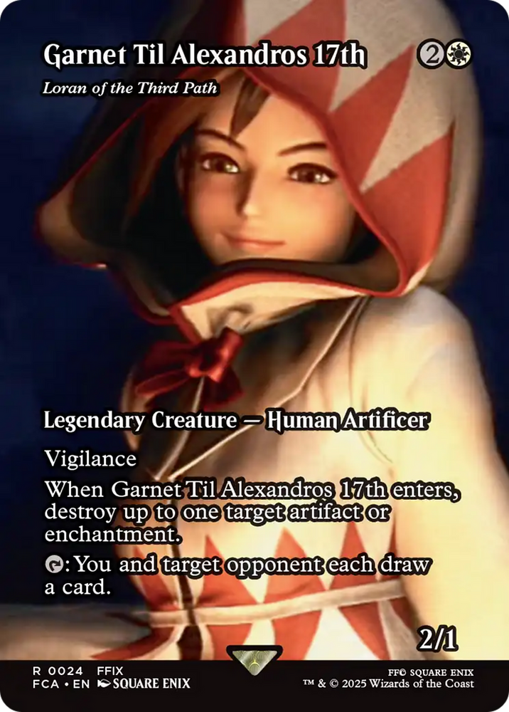 Garnet Til Alexandros 17th - Loran of the Third Path (Showcase) [FINAL FANTASY : Through the Ages] Magic: The Gathering